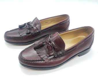 ALLEN EDMONDS Stoughton Size 9 and a half D Kiltie Fringe Loafer