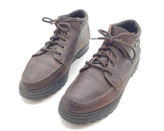 Vintage Timberland Style CHUKKA Low Top Brown Leather Size  display picture 3