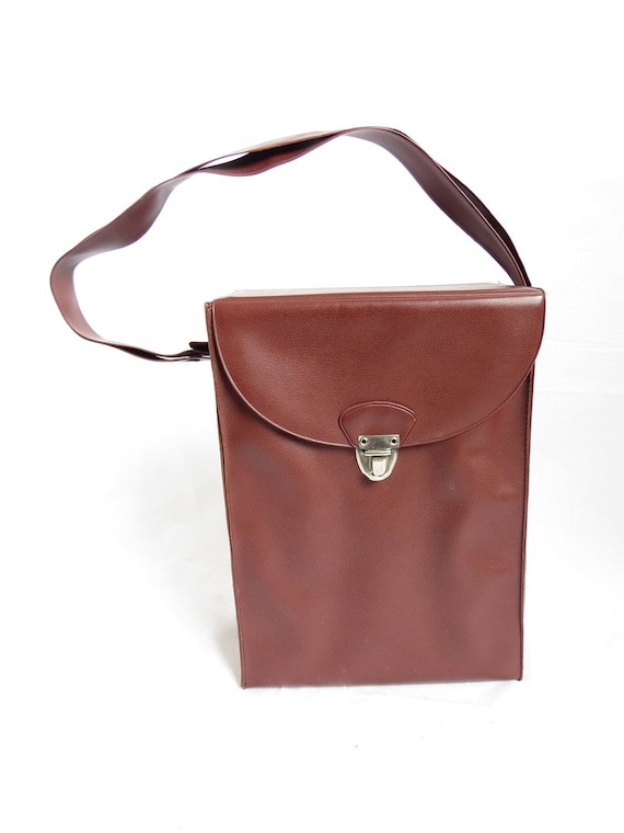 BROWN VINYL Rectangular Camera Case - image 1