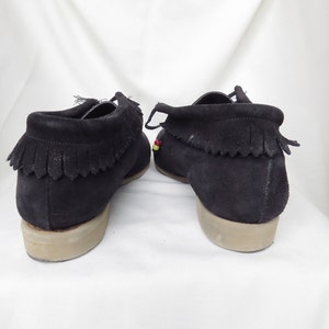 ROAMAN'S Black Suede High Top Moccasins image 4