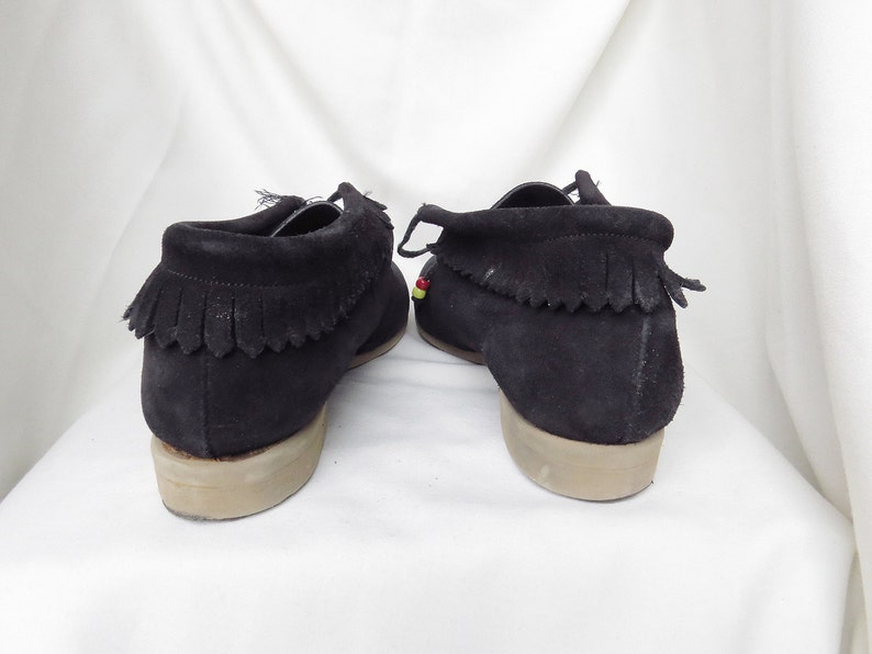 ROAMAN'S Black Suede High Top Moccasins image 4