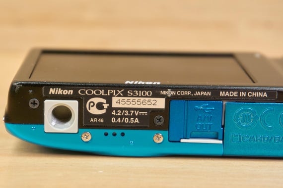 Vintage Nikon Coolpix S3100 Digital Camera / 14MP / 5x Optical