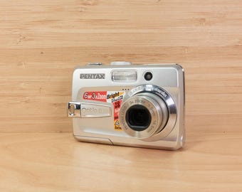 Pentax Optio M30 Digital Camera 7.1 MP 3X Optical Zoom Compact +