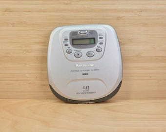 8564.未使用品 パナソニック ショックウェーブ SL-SW960V-S Panasonic Shock Wave Sl-sw960v Portable MP3 FM, AM Radio CD Player