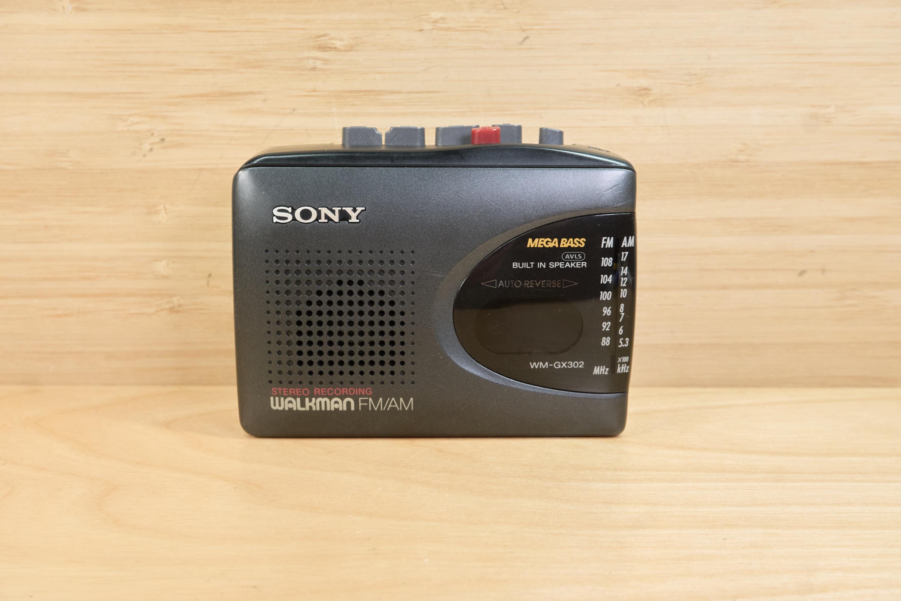 Vintage Sony Walkman WM‑GX302 Radio Cassette Player – Tested