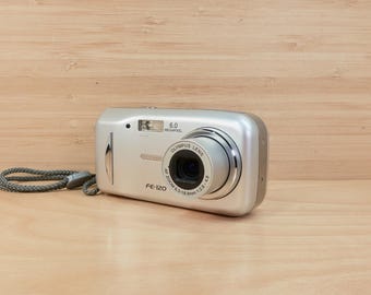 Olympus FE-200: Silver 6.0MP Compact Digital Camera - Etsy