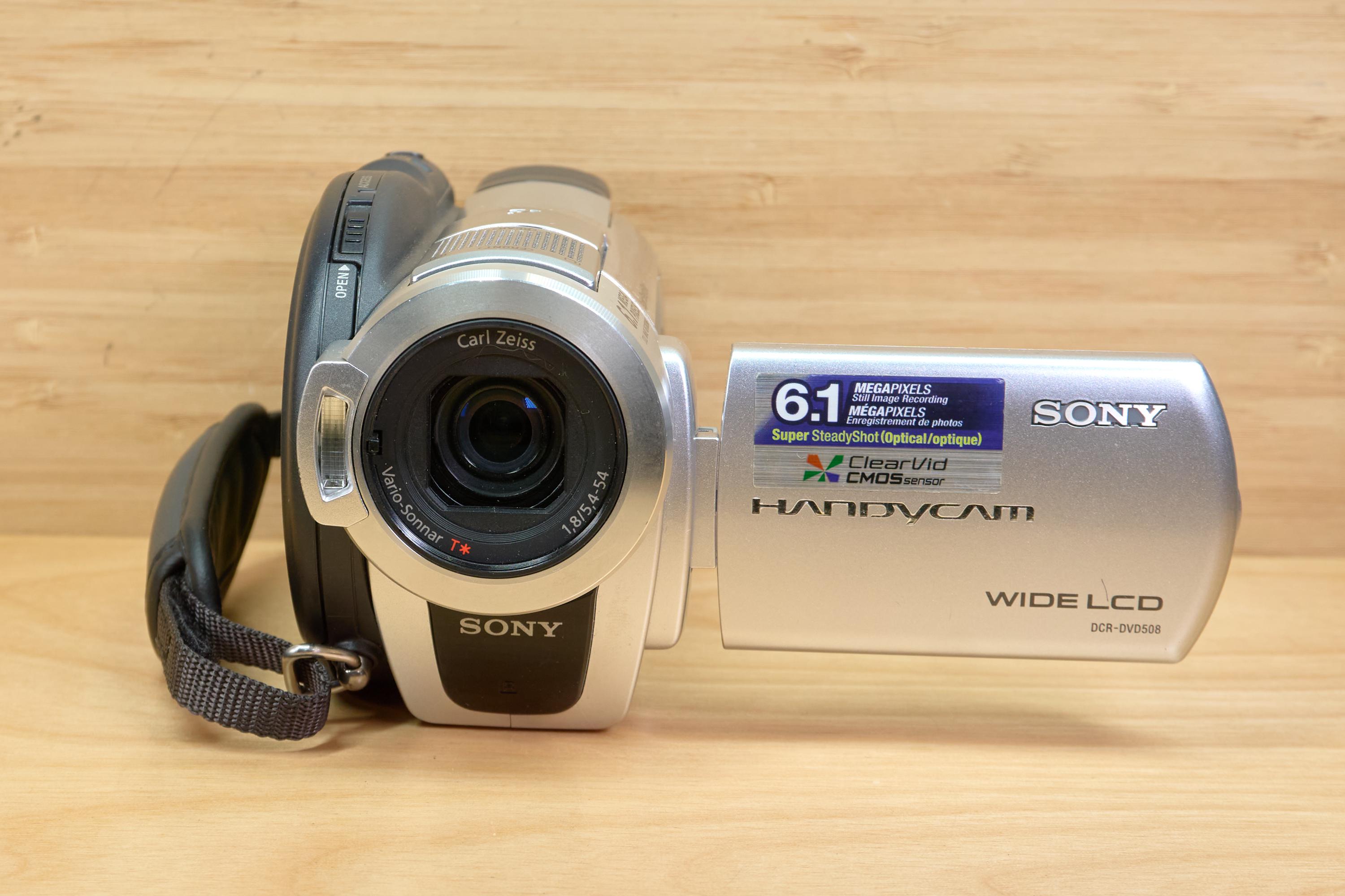Vintage Sony Handycam DCR-DVD508 Mini DVD Hybrid Camcorder, Made
