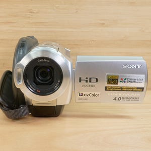 Vintage Sony HDR-UX5  DVD Handycam Camcorder, 1080i HD, Carl Zeiss Lens, Tested