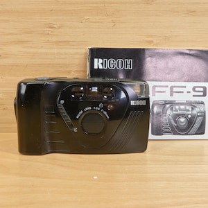 Vintage Ricoh FF-9 35mm Point & Shoot Film Camera, Tested and Working