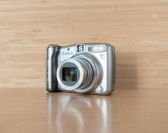 Canon PowerShot A720 IS 8MP Digital Camera Tested Working Compact Point and Shoot