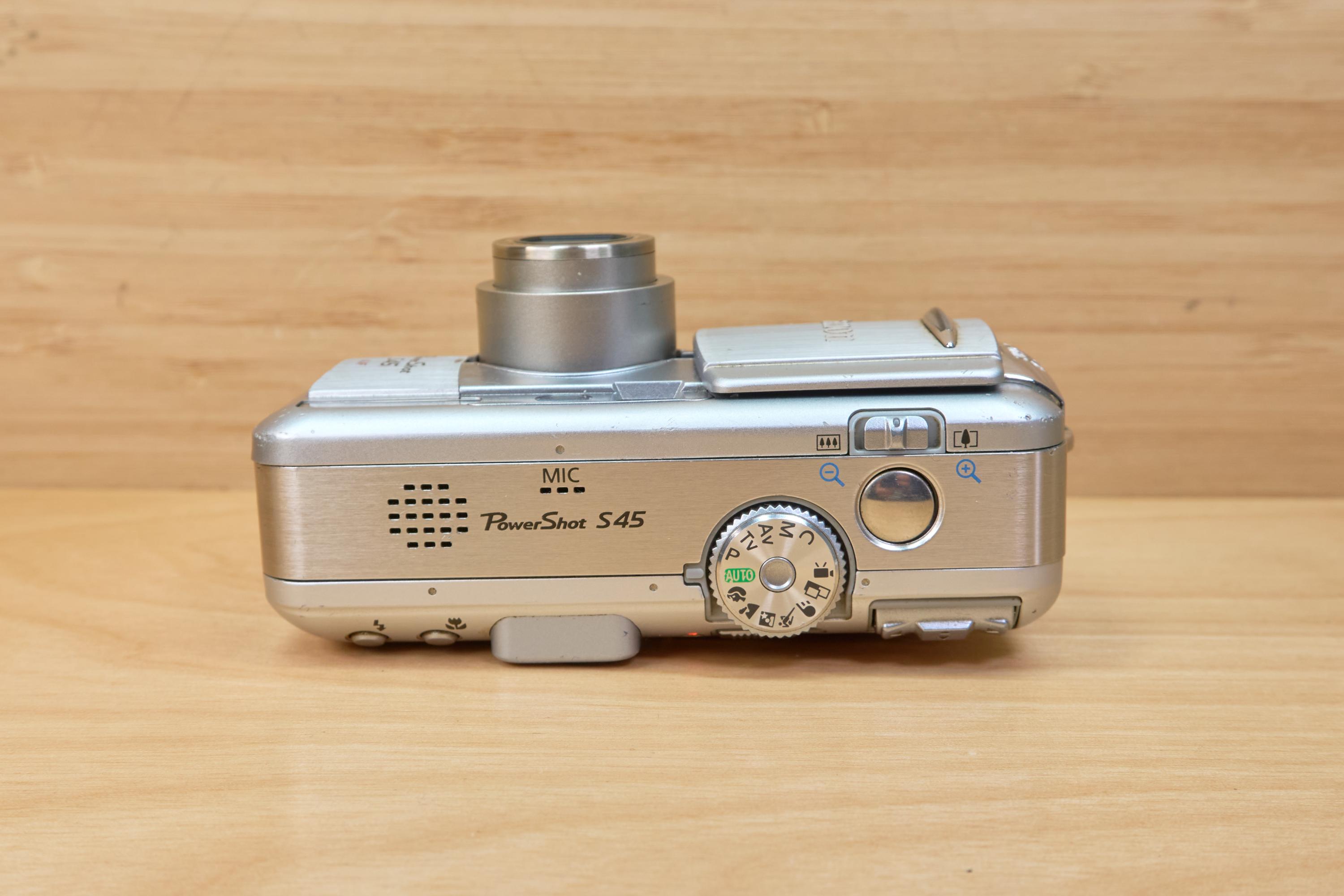 Vintage Canon Powershot S45 4MP Digital Camera W/ 3x Optical