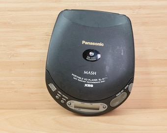 Vintage Panasonic SL-S170  mash Portable CD Player XBS / Tested / Made in Japan