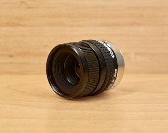 Obiettivo vintage Cosmicar Pentax 16 mm f/1.4 con attacco C / Prodotto in Giappone / Nuovo, mai usato