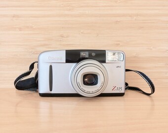 Vintage Canon Sure Shot Z115 35mm Film Camera Tested Working