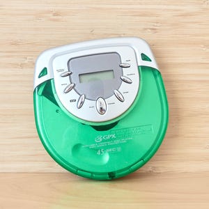 GPX C3947 Portable CD Player Green Personal Compact Disc Player Tested