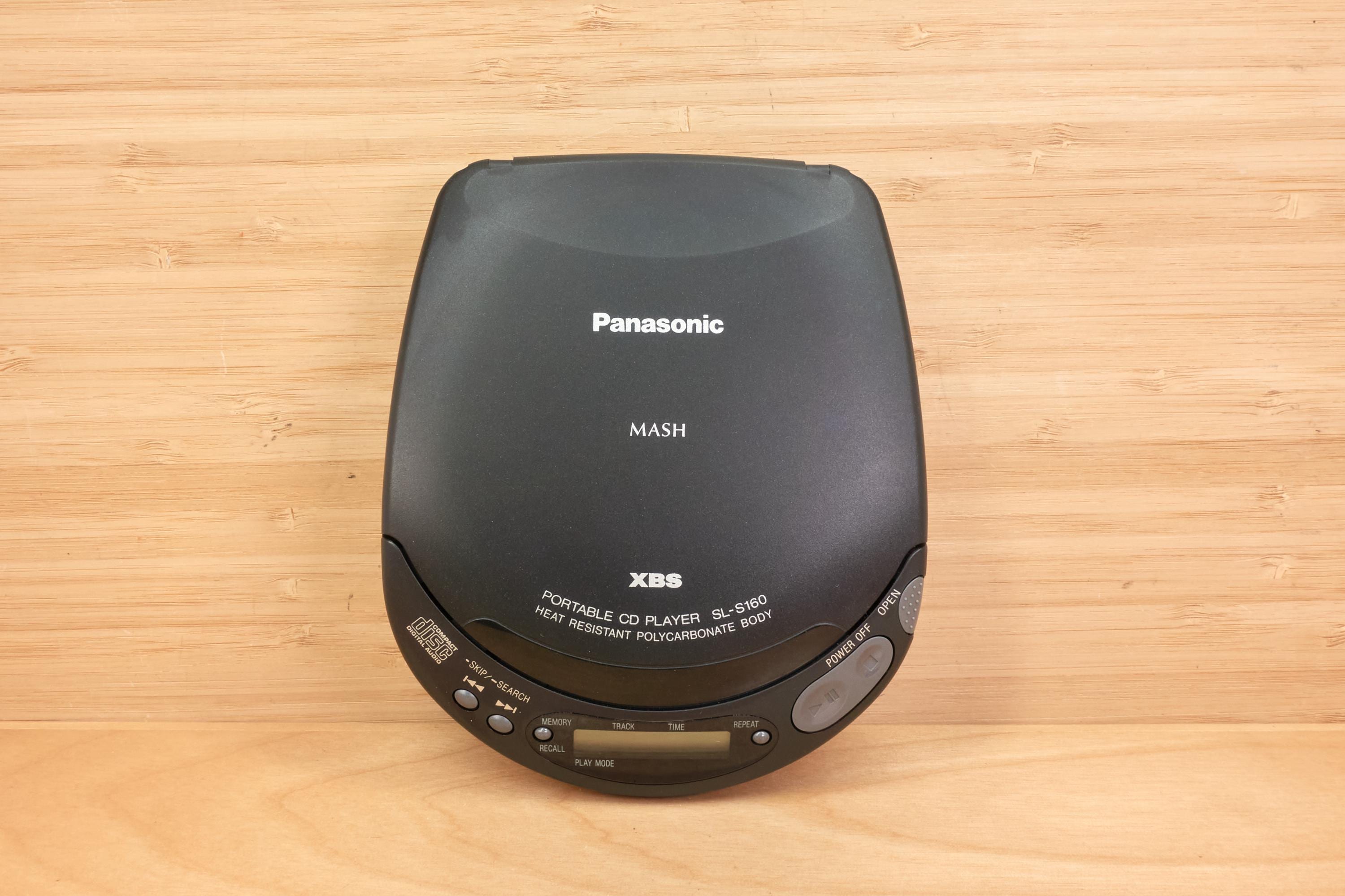 Vintage Panasonic SL-S160 Portable CD Player / MASH Technology