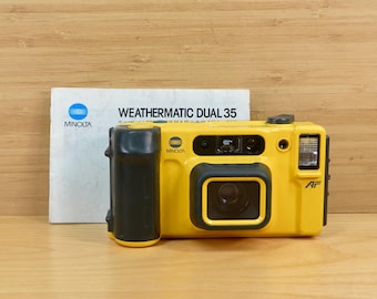 Vintage Minolta Dual 35 Weathermatic Underwater Point and Shoot