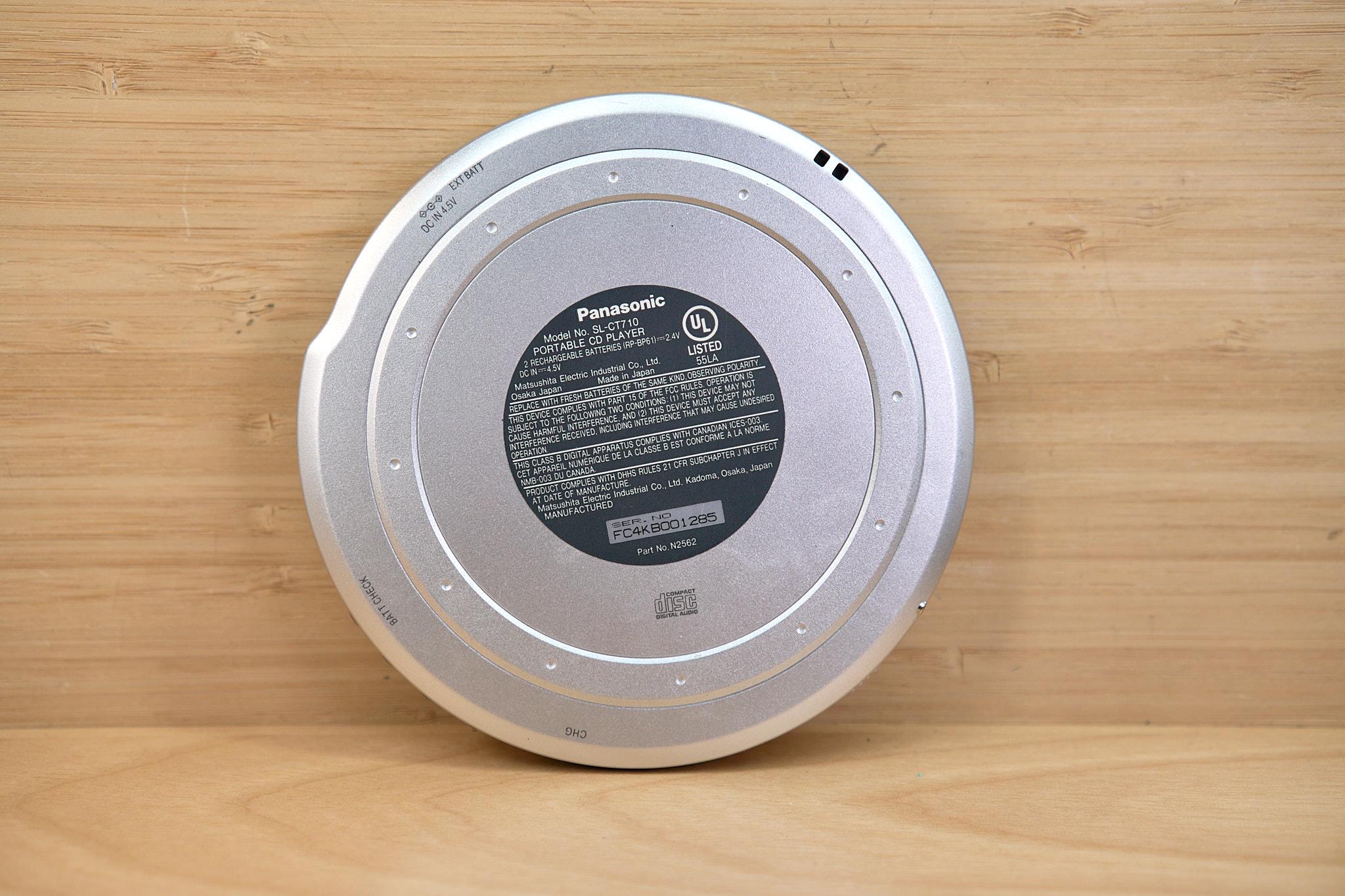 Panasonic SL-CT710 D.SOUND MP3 ポータブルCDプレーヤー 赤