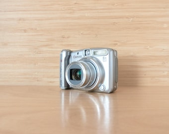 Canon PowerShot A720 IS 8MP Digital Camera Tested Working Compact Point and Shoot
