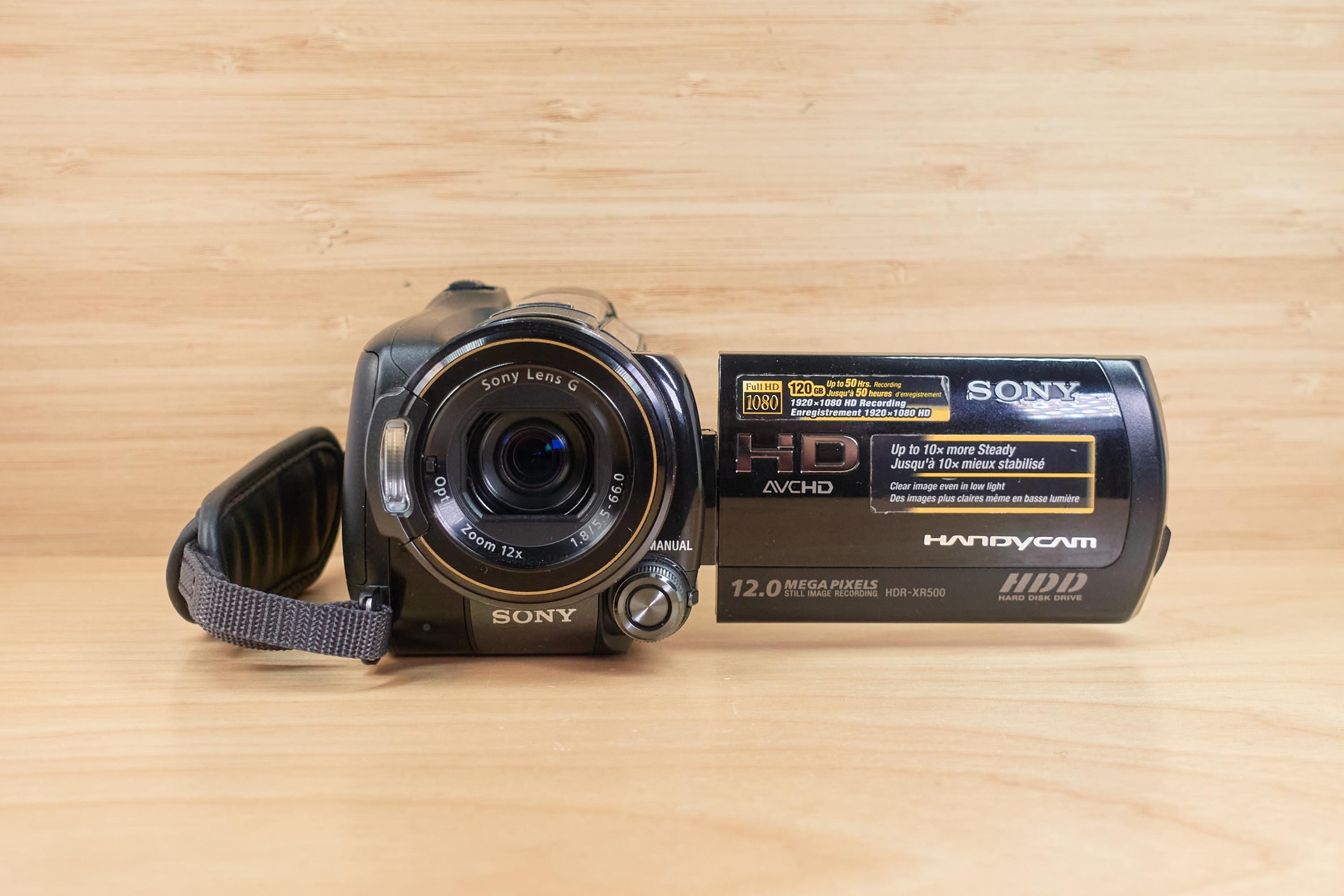 【未使用保管】SONY ソニー HDR-XR500V ビデオカメラ ハンディカム ビンテージ ソニー HDR-XR500V HD ハンディカム ビデオカメラ / 120GB