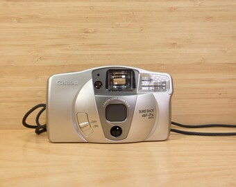 Canon Sure Shot AF-7S Date 35mm Film Camera, Compact Point and Shoot Camera