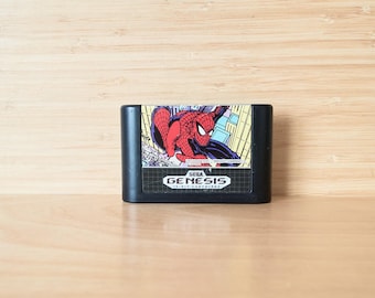 Cartuccia per videogioco Spider-Man per Sega Genesis a 16 bit - Testata e funzionante, Giappone