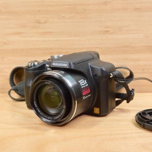 Vintage Panasonic Lumix DMC-FZ28 10 MP Digital Camera, with 18x Optical Zoom, Made in Japan