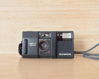 Olympus AF-1 Quartzdate 35mm Film Camera with Zuiko 35mm f2.8 Lens