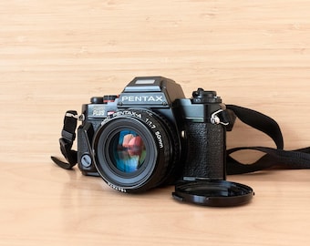 Vintage Pentax ZX-M SLR 35mm Film Camera With SMC Pentax-a 35-80mm