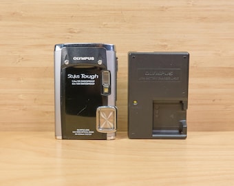 Vintage Olympus Stylus Tough 6020 14MP Digital Camera, 5x Optical Zoom, Shock Waterproof