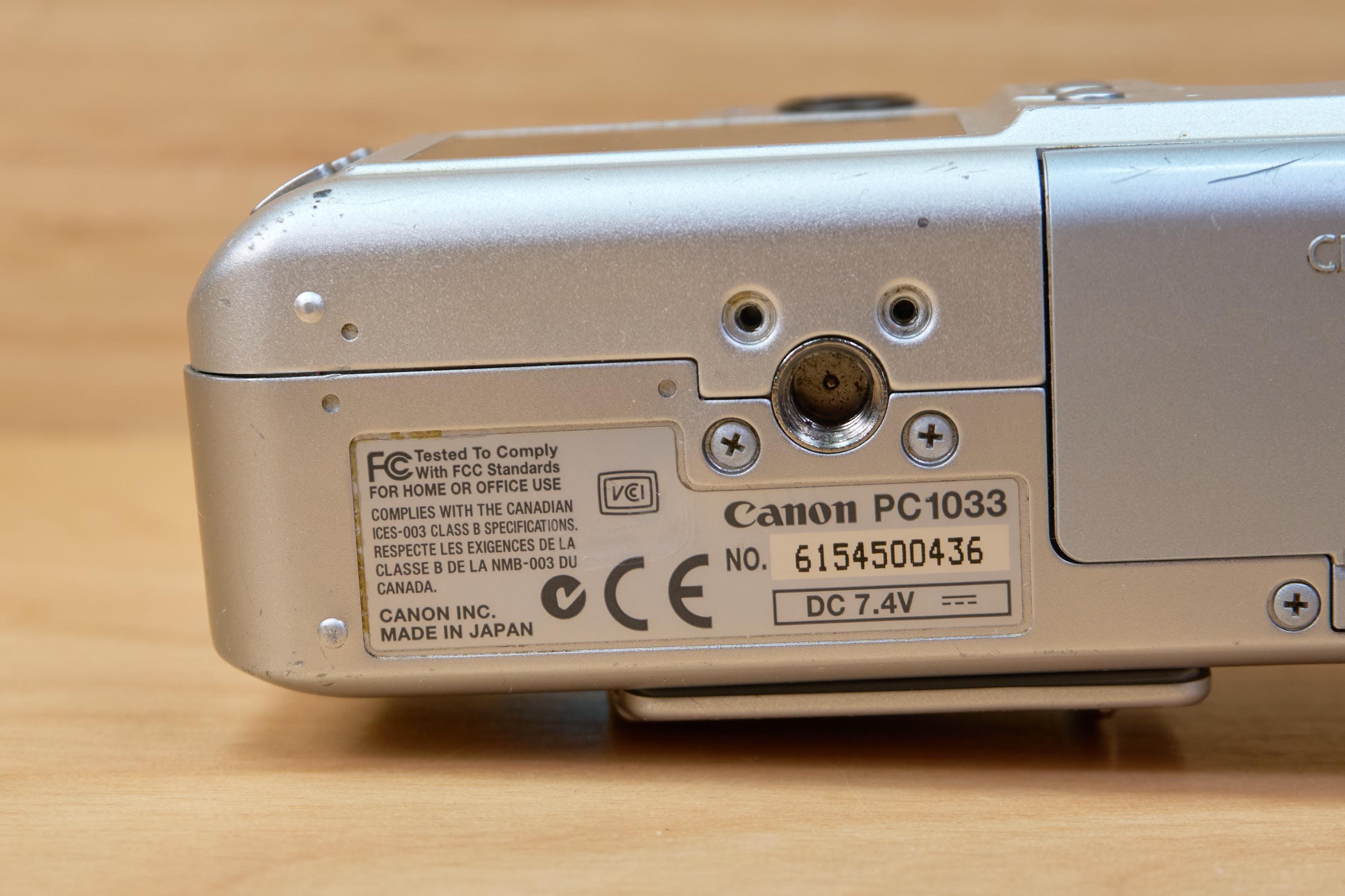 Vintage Canon Powershot S45 4MP Digital Camera W/ 3x Optical