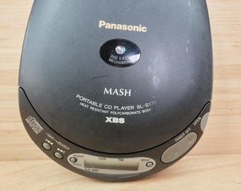 Vintage Panasonic SL-S170 Mash Portable CD Player XBS / Tested