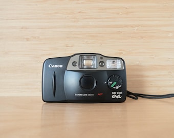 Canon Sure Shot Owl Film Camera Tested 35mm Point and Shoot AF