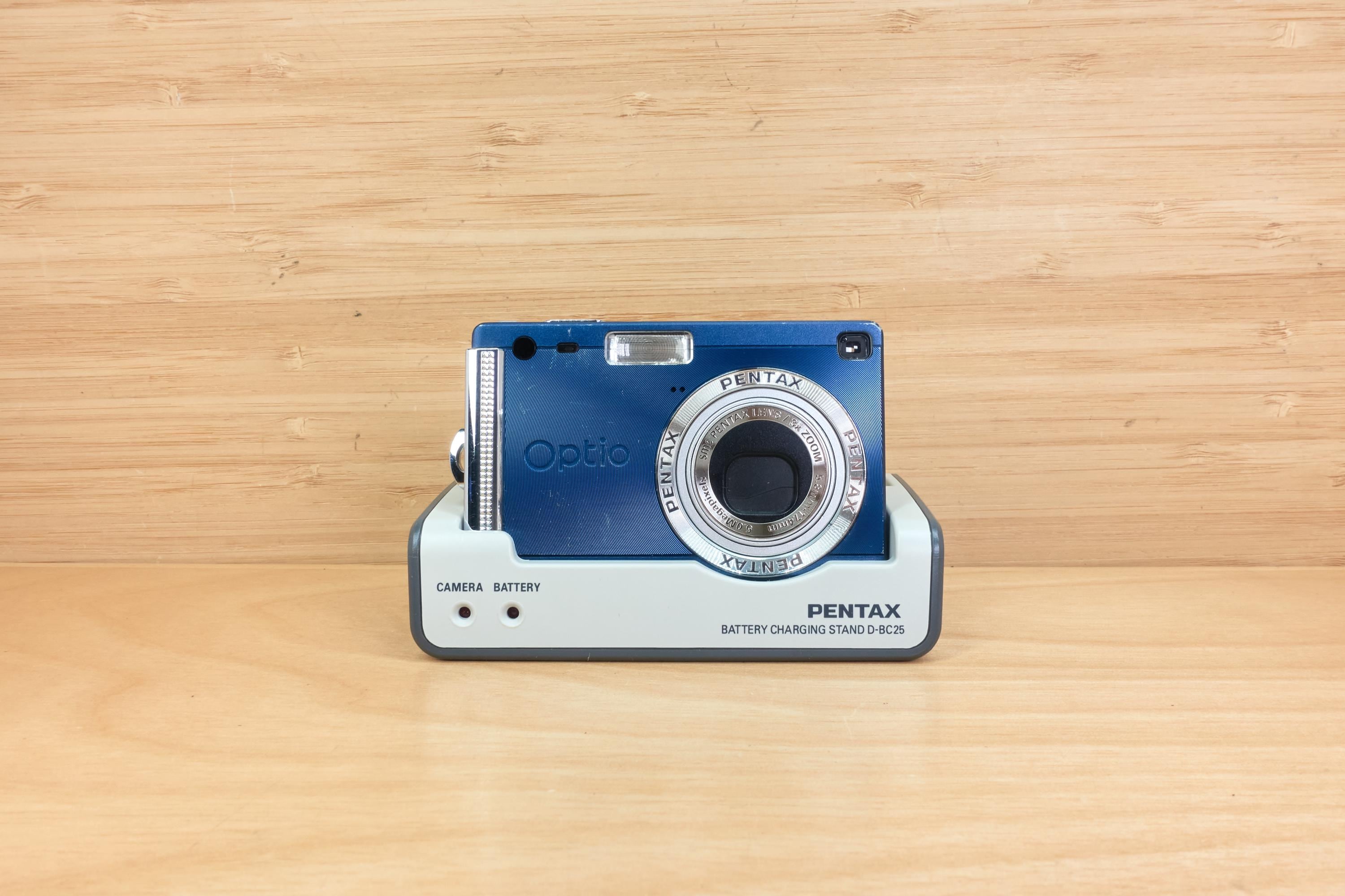 ヴィンテージ ペンタックス Optio S5i 5.0MP デジタルカメラ / ブルー