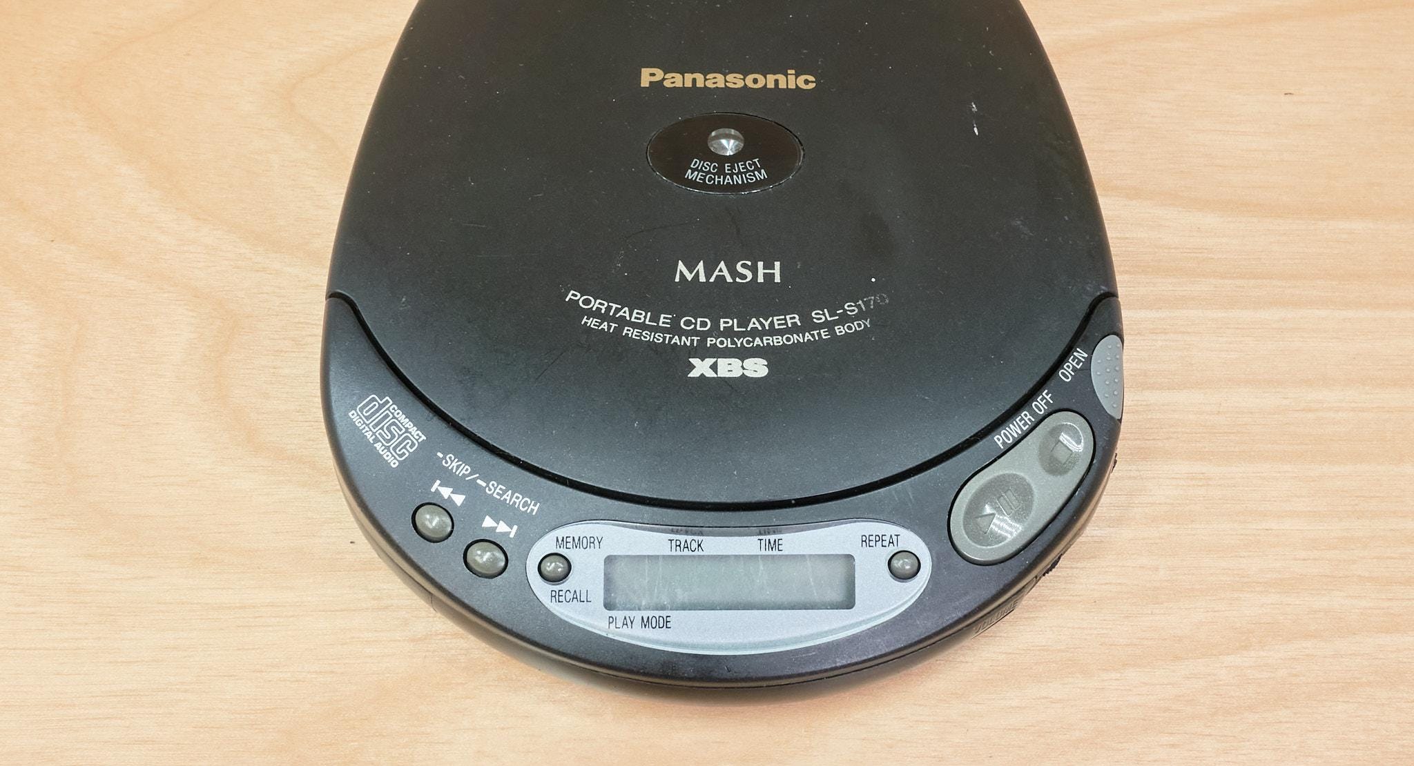 Vintage Panasonic SL-S170 Mash Portable CD Player XBS / Tested