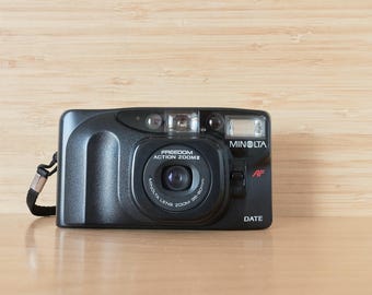 Minolta Freedom Action Zoom II Film Camera Tested 35mm Point and Shoot
