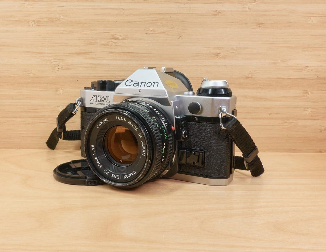 Canon AE-1 Program / Canon FD 50mm F/1.8 Lens / Tested & Working
