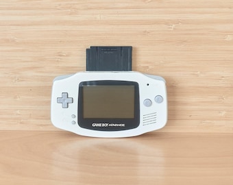 Nintendo Game Boy Advance AGB-001 White Handheld Console, Read Description!