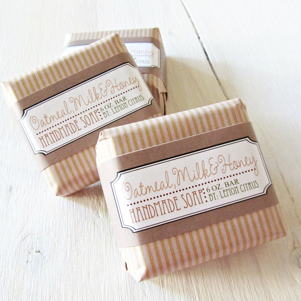 Oatmeal, Milk and Honey Shea Butter Soap