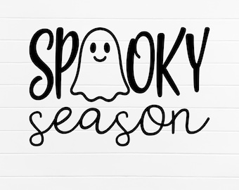 Temporada espeluznante SVG, SVG espeluznante, Feliz Halloween SVG, Vibraciones espeluznantes SVG, Truco o trato SVG, Vibraciones de otoño SVG, Camiseta de Halloween, Archivos de corte Cricut