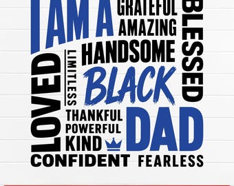 I Am A Black Dad SVG PNG, Vatertagsmaus svg, Juneteenth Png, Juneteenth Dad Zitat, schwarzer Vater Shirt Design, Afroamerikanervater Geschenk