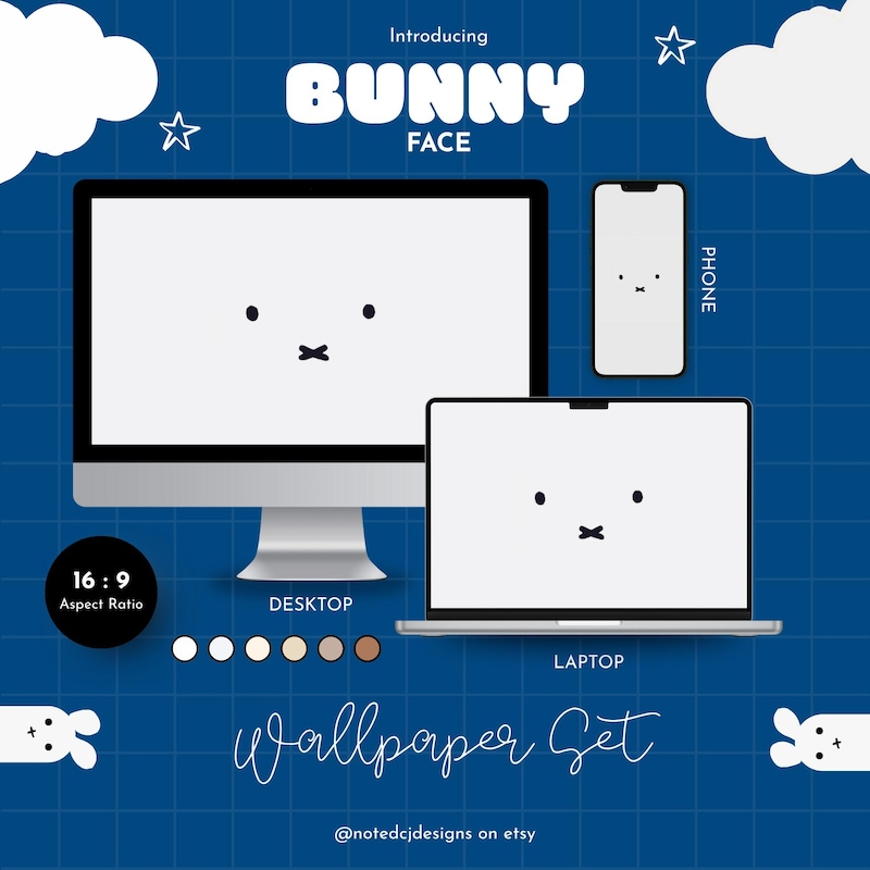 Miffy Desktop Wallpaper - Etsy