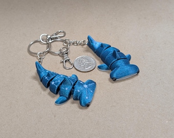 Mini Hammerhead Shark Keychain