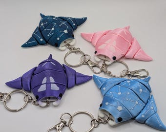 Manta Ray Keychain