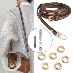 Transformez votre Longchamp Le Pliage avec une bandoulière en cuir véritable et un kit de conversion - Surclassement de sac de luxe