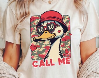 Valentine Goose PNG Camo Bucket Hat Goose Shirt Design Sublimation