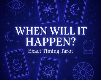 Exact Time-Frame Tarot Reading: 3-Card Psychic Timing Forecast (PDF by Zafira)