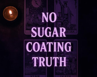 Brutal Tarot Reading • Same Hour Audio + PDF • No Sugarcoating Psychic Truths