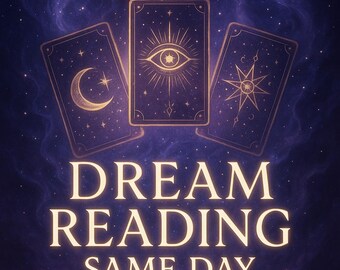 Clairvoyant Dream & 3‑Card Tarot Reading – Same Day PDF Psychic Insight