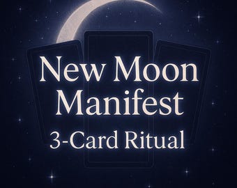 New Moon Manifestation - 3 Card Intention Setting Ritual PDF